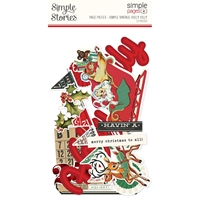 Picture of Simple Stories Simple Pages Page Pieces - Simple Vintage Holly Jolly, 13pcs