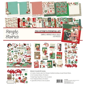 Picture of Simple Stories Collector's Essential Kit - Simple Vintage Holly Jolly, 143τεμ.