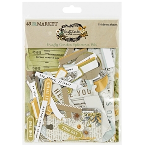 Picture of 49 And Market Ephemera Bits - Διακοσμητικά Εφήμερα - Krafty Garden, 114τεμ.