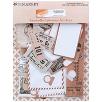 Picture of 49 And Market Ephemera Stackers - Color Swatch: Terracotta, 60pcs