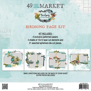 Picture of 49 And Market Page Kit - Κιτ δημιουργίας Scrapbooking Pages - Birdsong, 29τεμ.