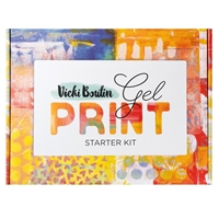 Εικόνα του American Crafts Vicki Boutin Mixed Media Starter Kit - Gel Print, 71τεμ.