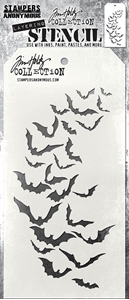 Picture of Stampers Anonymous Tim Holtz Layered Stencil - Batty