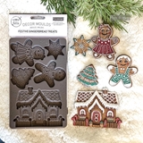 Εικόνα του Re-Design with Prima Decor Moulds Καλούπι Σιλικόνης 5" x 8" - Festive Gingerbread Treats 