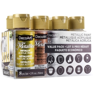 Picture of Deco Art Dazzling Metallics Σετ με Μεταλλικά Ακρυλικά Χρώματα 59ml - Value Pack 8τεμ