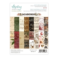 Εικόνα του Mintay Papers Add-On Μπλοκ Scrapbooking Διπλής Όψης 6'' X 8" - Academia