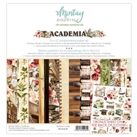 Εικόνα του Mintay Papers Συλλογή Scrapbooking Διπλής Όψης 12" X 12" - Academia