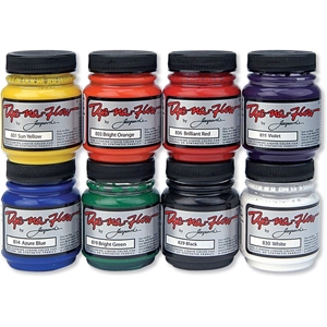 Picture of Jacquard Dye-Na-Flow Ακρυλικά Χρώματα για Ύφασμα - Assorted Colors 8/Pkg