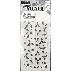 Picture of Stampers Anonymous Tim Holtz Layering Στένσιλ  - Tiny Holly