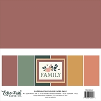 Εικόνα του Echo Park Coordinating Μονόχρωμα Φύλλα Scrapbooking Διπλής Όψης 12'' x 12'' - Family