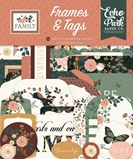 Εικόνα του Echo Park Cardstock Διακοσμητικά Εφήμερα - Family, Frames & Tags, 34τεμ.