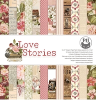 Εικόνα του P13 Μπλοκ Scrapbooking Διπλής Όψεως 12" x 12" - Love Stories