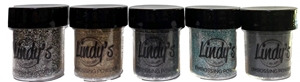 Picture of Lindy's Stamp Gang Embossing Powder Set - Σκόνες Θερμοανάγλυφης Αποτύπωσης 14g - Metal Maniacs, 5τεμ.