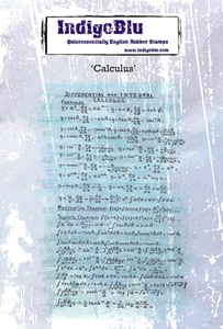 Picture of IndigoBlu Rubber Stamps Σφραγίδα A6 - Calculus 