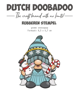 Picture of Dutch Doobadoo Σφραγίδα Rubber - Gnome Snowman