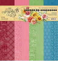 Εικόνα του Graphic 45 Patterns & Solids Pack Συλλογή Scrapbooking Διπλής Όψης 12" x 12"  - Season to Celebrate