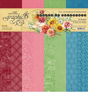 Picture of Graphic 45 Patterns & Solids Pack Συλλογή Scrapbooking Διπλής Όψης 12" x 12"  - Season to Celebrate