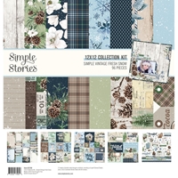 Εικόνα του Simple Stories Συλλογή Χαρτιών Scrapbooking Διπλής Όψης 12" X 12" - Simple Vintage Fresh Snow  