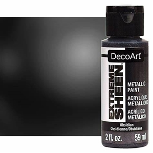 Picture of DecoArt Extreme Sheen Paint Μεταλλικό Ακρυλικό Χρώμα 59ml - Obsidian