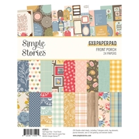 Εικόνα του Simple Stories Μπλοκ Scrapbooking Διπλής Όψης 6" X 8" - Front Porch