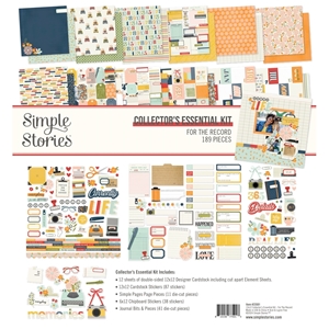 Picture of Simple Stories Collector's Essential Kit - For The Record, 189τεμ.