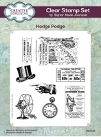 Εικόνα του Creative Expressions Taylor Made Journals Clear Stamp Set Διάφανες Σφραγίδες - Hodge Podge, 8τεμ.