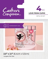 Εικόνα του Crafter's Companion Μεταλλικές Μήτρες Κοπής - Love Is In The Air, Love From Cupid, 4τεμ.