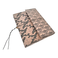 Εικόνα του Lamali Χειροποίητο Notebook 3 σε 1, 16 x 21 cm - ZigZag, Taupe, 180 σελ.