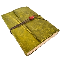 Εικόνα του Lamali Χειροποίητο Traveler's Notebook 13 x 19 cm - Arpenteur, Olive Green, 320 σελ.