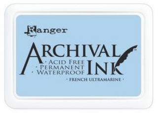 Picture of Ranger Archival Ink Pad | Μόνιμο Αδιάβροχο Μελάνι Σφραγίδας – French Ultramarine