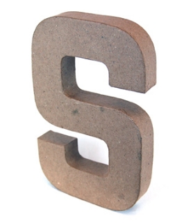 Picture of 3D Γράμματα 20.5cm Γράμματα - S