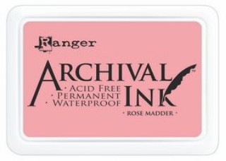 Picture of Ranger Archival Ink Pad Rose Madder – Αδιάβροχο Ροζ-Κοραλλί Μελάνι Σφραγίδας