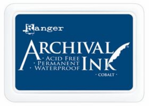 Picture of Ranger Archival Ink Pad Cobalt | Μόνιμο Αδιάβροχο Μελάνι Σφραγίδας - Cobalt