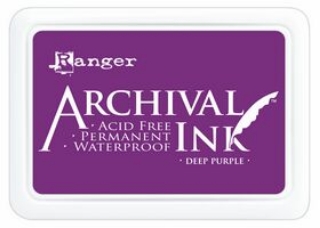 Picture of Ranger Archival Ink Pad | Μόνιμο Αδιάβροχο Μελάνι Σφραγίδας – Deep Purple