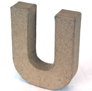 Picture of 3D Γράμματα 10cm Γράμματα - U