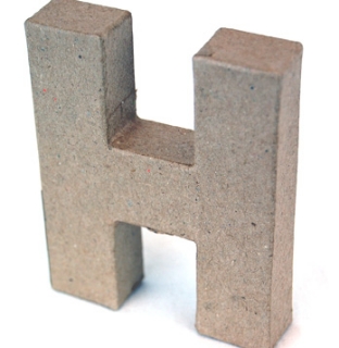 Picture of 3D Γράμματα 10cm Γράμματα - H