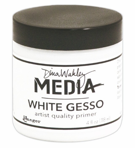Picture of Dina Wakley MEdia White Gesso | Λευκό Γκέσο για Προετοιμασία Επιφανειών 118ml (4oz)