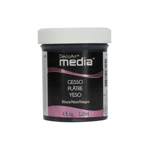 Picture of DecoArt Media Black Gesso - Μαύρο Γκέσσο
