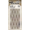 Picture of Tim Holtz Layered Στένσιλ 4"x8.5" No.44 – Tracks Background 