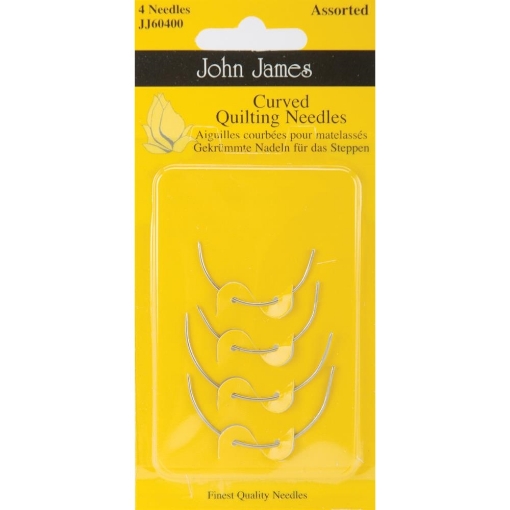 Picture of John James Curved Needles | Κυρτές Βελόνες Χειρός για Βιβλιοδεσία, 4 Τεμ.