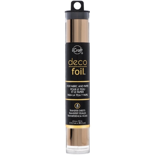Picture of Therm-O-Web Deco Foil Reactive Foil Χρυσοτυπίας για Χαρτί & Ύφασμα -  Rose Gold, 5τεμ.