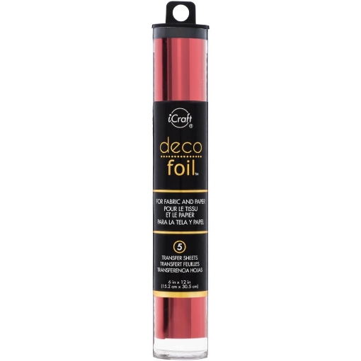 Picture of Therm-O-Web Deco Foil Reactive Foil Χρυσοτυπίας για Χαρτί & Ύφασμα - Red, 5τεμ.