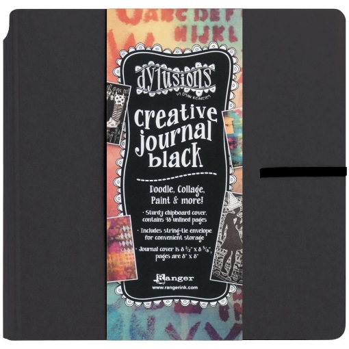 Picture of Dyan Reaveley's Creative Square Journal, Black - Mixed Media Journal Τετράγωνο με Μαύρο Χαρτί