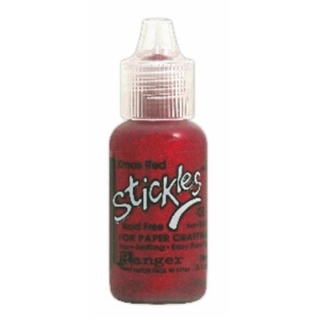 Picture of Ranger Stickles Glitter Gel Διαστατικό Gel - Christmas Red