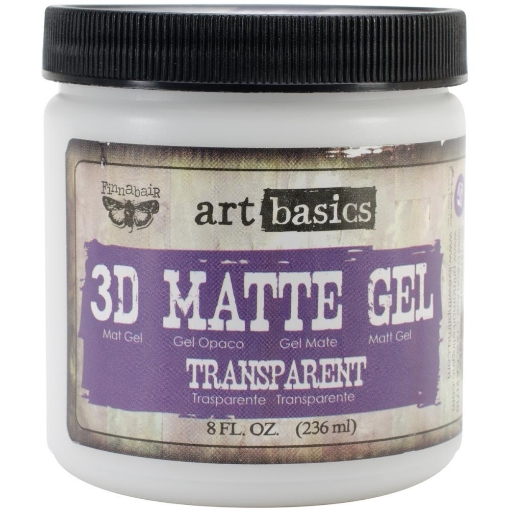 Picture of Finnabair Art Basics 3D Matte Gel Medium – Διάφανο Τζελ Ανάγλυφου Ματ Φινιρίσματος (8oz / 237ml)