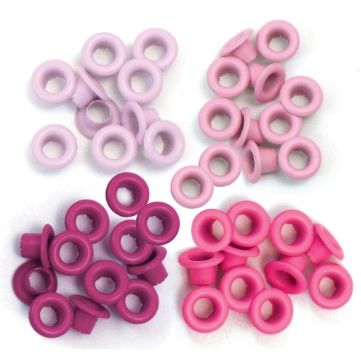 Picture of We R Makers Eyelets Standard Pink - Μεταλλικά Πριτσίνια σε Ροζ Τόνους, 60 τμχ