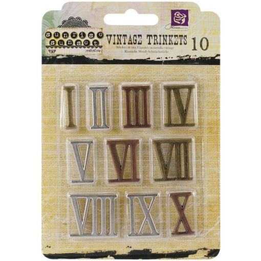 Picture of Μεταλλικά Διακοσμητικά Finnabair Mechanicals - Roman Numerals Large