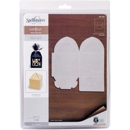 Picture of Spellbinders Platinum Contour Steel Rule Die – Box Forte Μήτρα Κοπής για 3D Κουτί 🎁