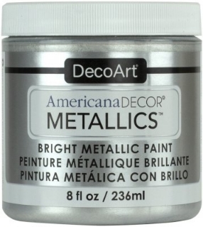 Picture of DecoArt Americana Decor Metallics Sterling Silver – Μεταλλικό Ακρυλικό Χρώμα DIY 256ml