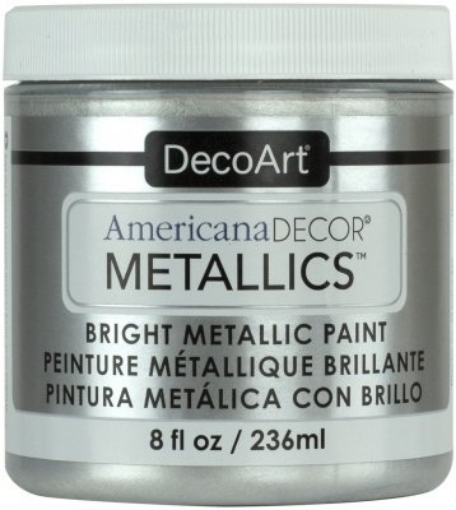 Picture of DecoArt Americana Decor Metallics Sterling Silver – Μεταλλικό Ακρυλικό Χρώμα DIY 256ml